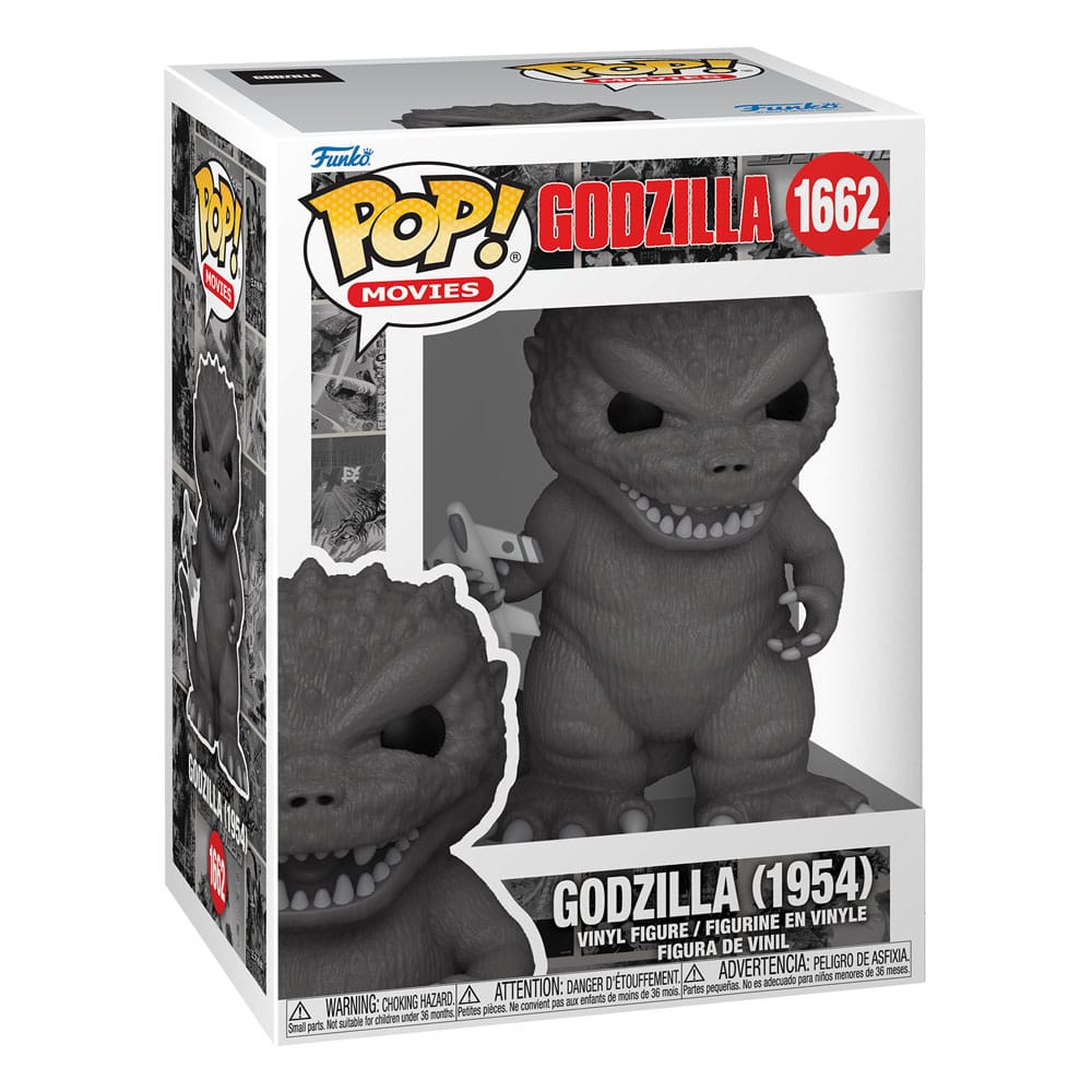 ¡Godzilla 70 aniversario Pop! Películas Figura de vinilo Godzilla 1954 9 cm