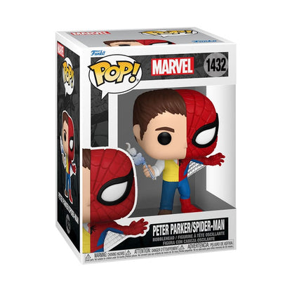 Marvel Pop! Vinylfigur Split-Spinne/Parker 9 cm