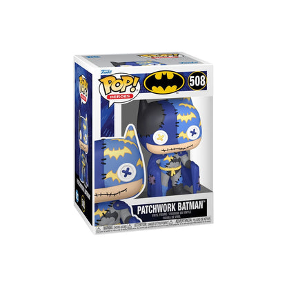 DC Comics Pop! Film di figura in vinile patchwork - Batman 9 cm