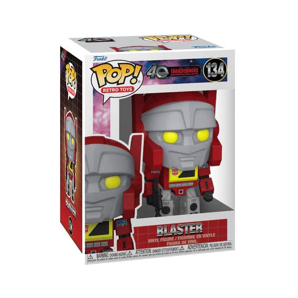 Transformers Retro Series Pop! TV Figura de vinilo Blaster 9 cm