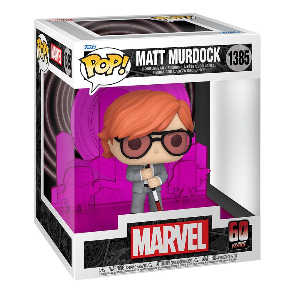 Daredevil 60 -årsjubileumspop! Deluxe Vinyl Figur Matt Murdock w/ radar 13 cm