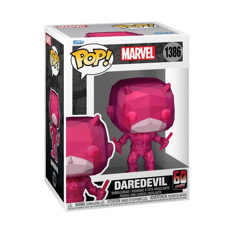 Daredevil 60. Yıldönümü Pop! Vinil figürü Daredevil (faset) 9 cm