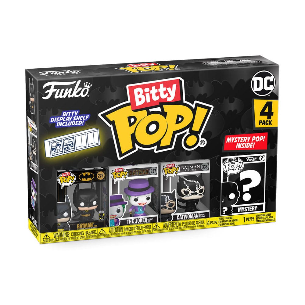 Batman 85 -årsjubileum Bitty Pop! Vinyl Figur 4-pack Batman 2,5 cm