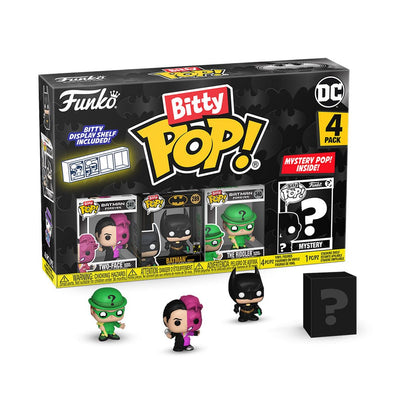 Batman 85th Anniversary Bitty Pop! Vinilo Figura 4 Packing Dos caras 2,5 cm