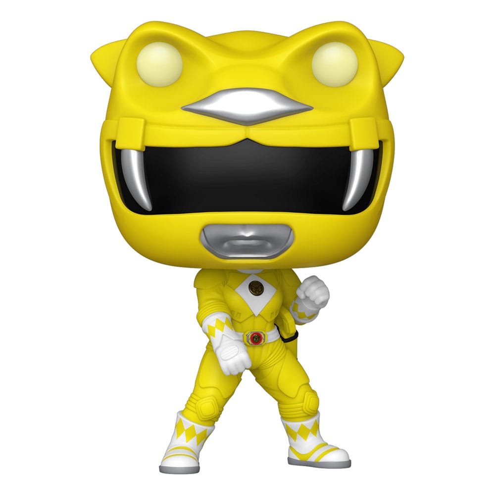 Mighty Morphin Power Rangers: The Movie Pop! Films Vinyl Figures Yellow Ranger (Gitd) 9 cm