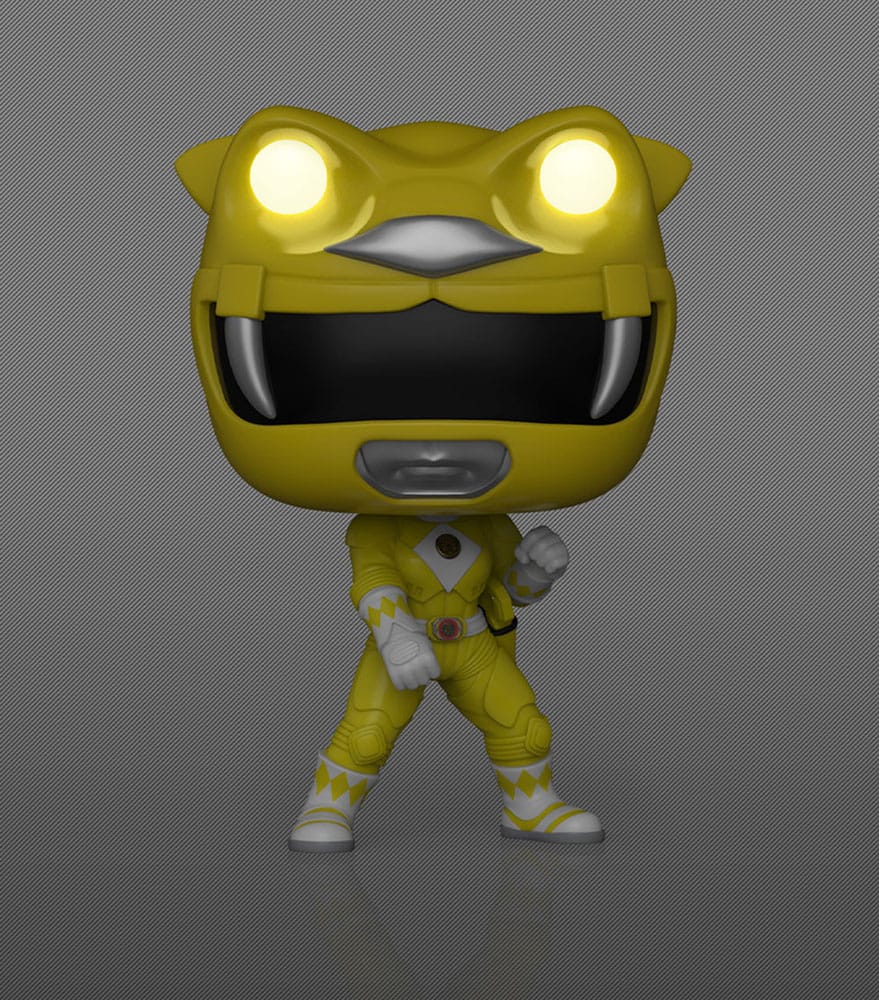 Mighty Morphin Power Rangers: The Movie Pop! Films Vinyl Figures Yellow Ranger (Gitd) 9 cm