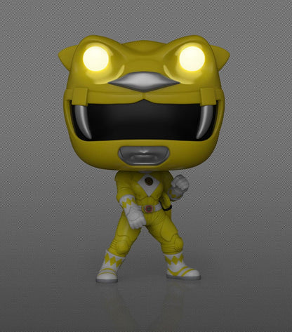 Mighty Morphin Power Rangers: The Movie Pop! Films Vinyl Figures Yellow Ranger (Gitd) 9 cm