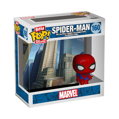 Spider-Man Bitty POP! Deluxe Vinyl Figure Spider-Man(Cityscape) Display (12) 2,5 cm