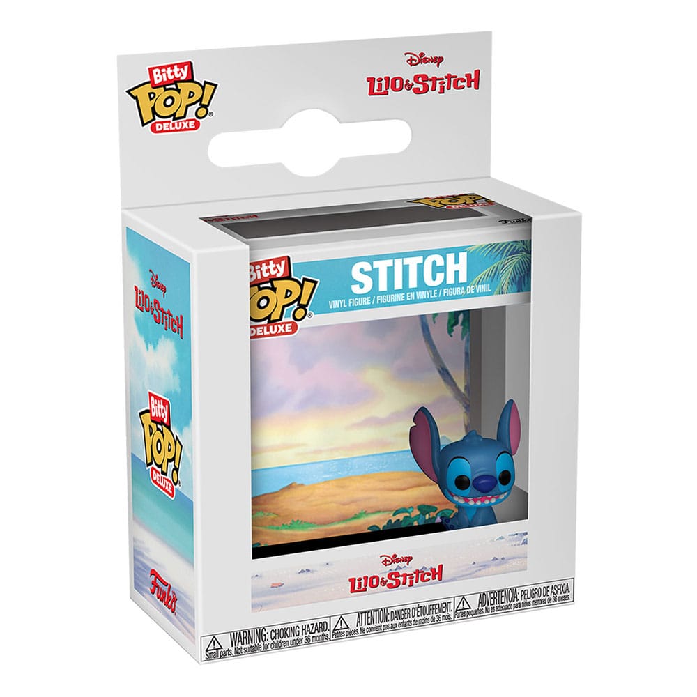 Disney Bitty POP! Deluxe Vinyl Figure Stitch(Beach) Display (12) 2,5 cm