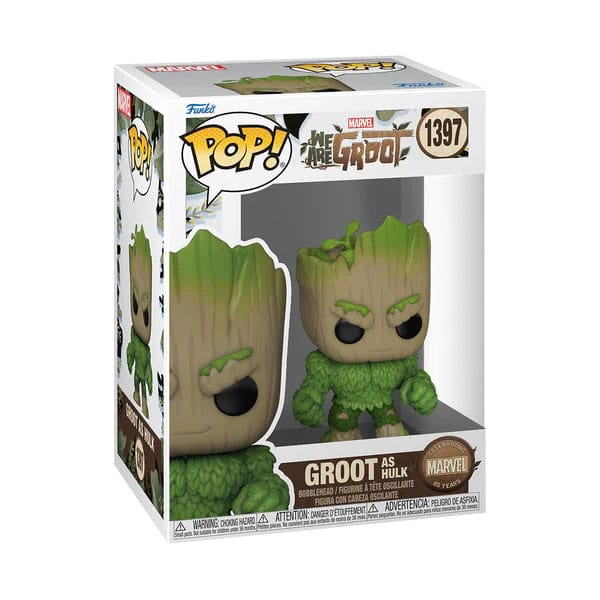 ¡Somos Groot Pop! Películas Figura de vinilo Hulk 9 cm