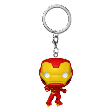 Marvel Pop! Keychains en vinyle 4 cm Nouveaux classiques - Iron Man Display (12)