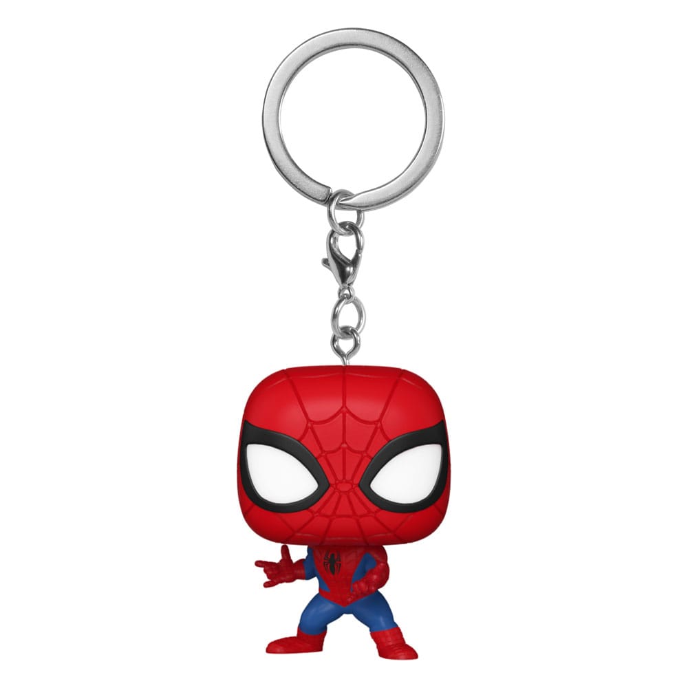 Marvel Pop! Keychains en vinyle 4 cm Nouveaux classiques - Affichage Spider-Man (12)