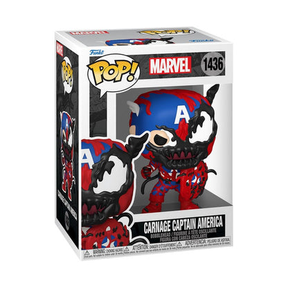 Marvel Pop! Vinylfigur Carnageized - Captain America 9 cm