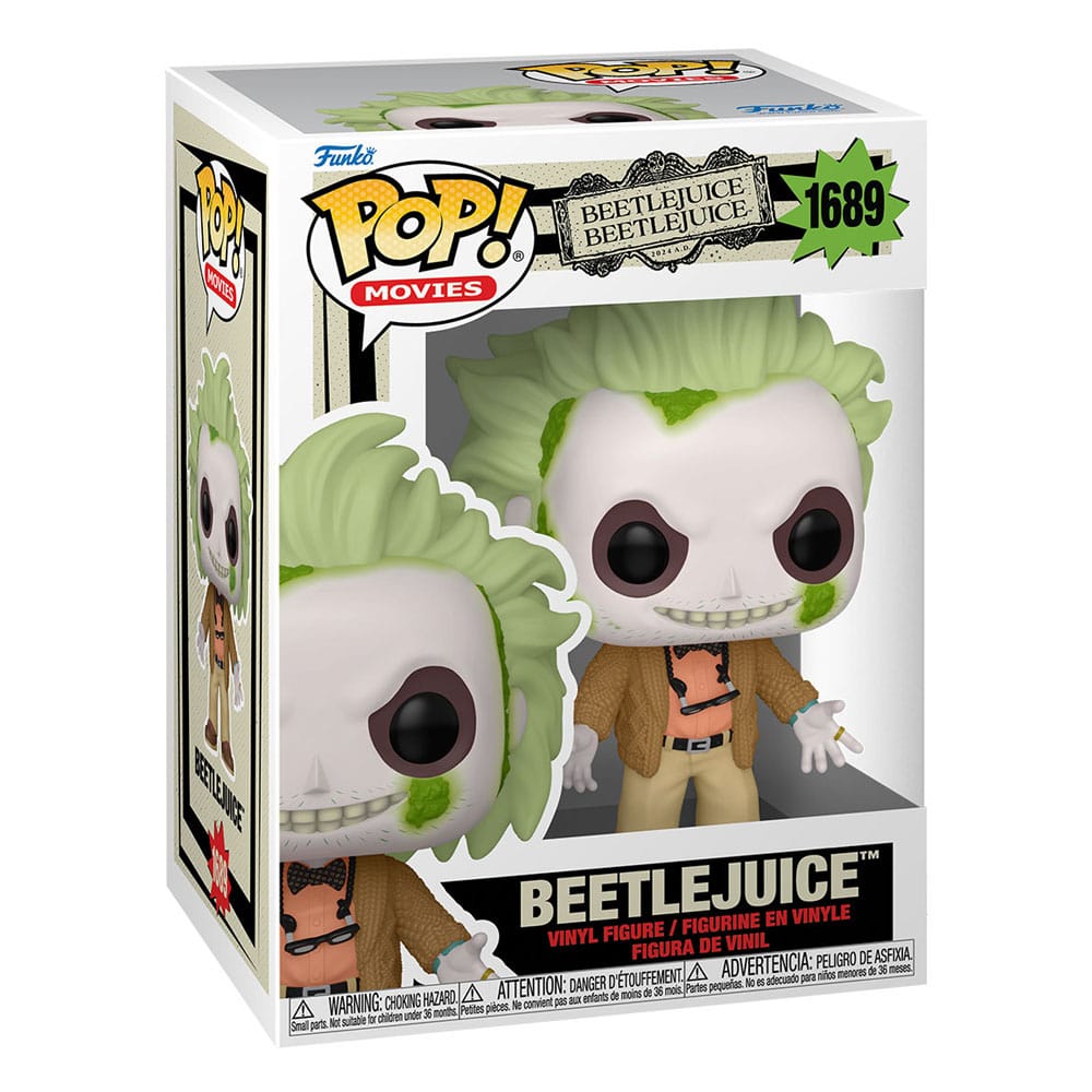Beetlejuice 2 Pop! Film Vinyl Figur Beetlejuice m/Chase 9 cm sortiment (6)