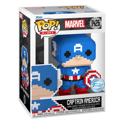 Marvel POP! 8-Bit Vinyl Figure Captain America 9 cm