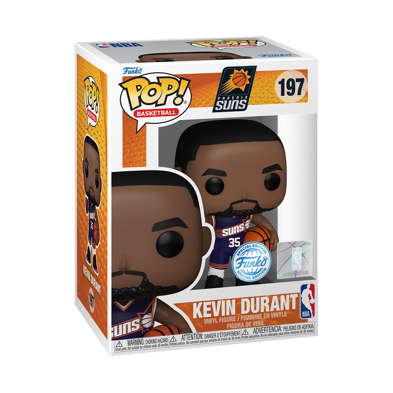 NBA Legends POP! Sports Vinyl Figure Suns- Kevin Durant(Icon Edition) 9 cm