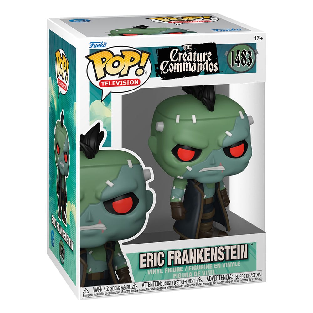 Creature Commandos Pop! Figura in vinile TV Eric Frankenstein 9 cm