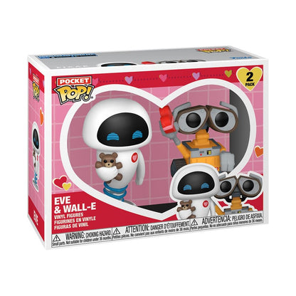 Wall-E Pocket POP! Vinyl Figure 2-Pack Valentines 4 cm