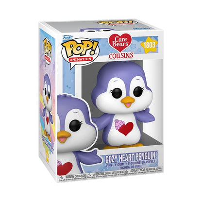 Bakım Pop! Animasyon vinil figürü rahat kalp penguen 9 cm