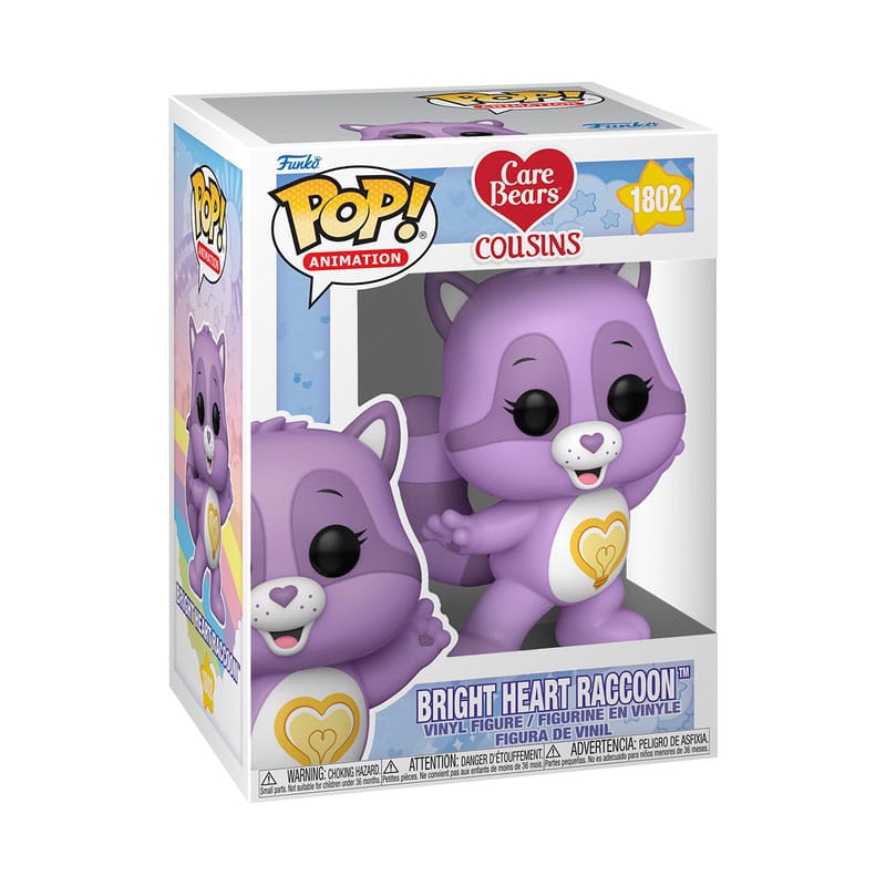 Plejen Bears Pop! Animation vinylfigur Bright Heart Raccoon 9 cm