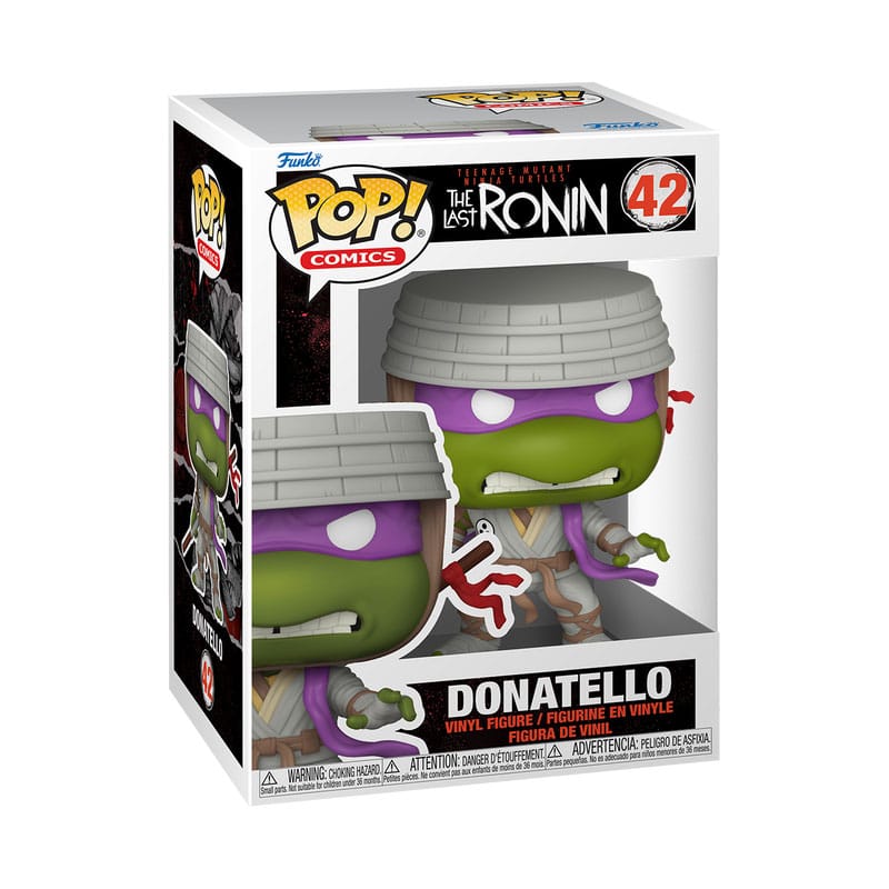 ¡Tortugas Ninja Mutante Teenage Pop! Figura de vinilo Last Ronin Donatello 9 cm
