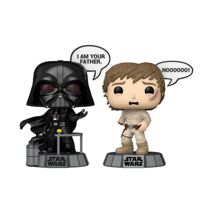 Star Wars: Sprüche Pop! Vinylfiguren 2-Pack Vader & Luke 9 cm