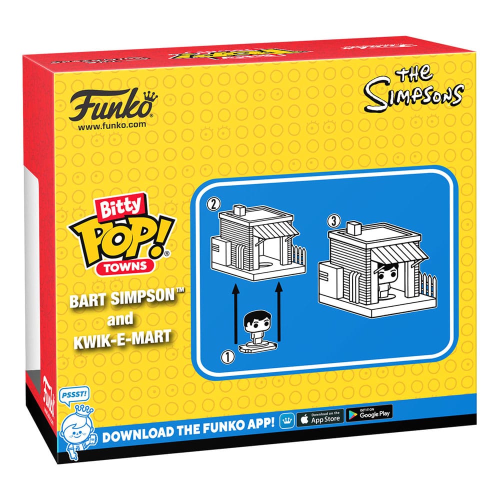 Simpsons Bitty Pop! Town Vinyl Figura Kwik-e-Mart