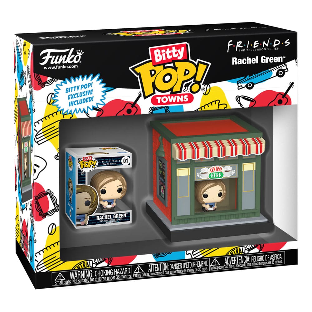 Arkadaşlar Bitty Pop! Merkez avantajlarında kasaba vinil figürü rachel 2,5 cm