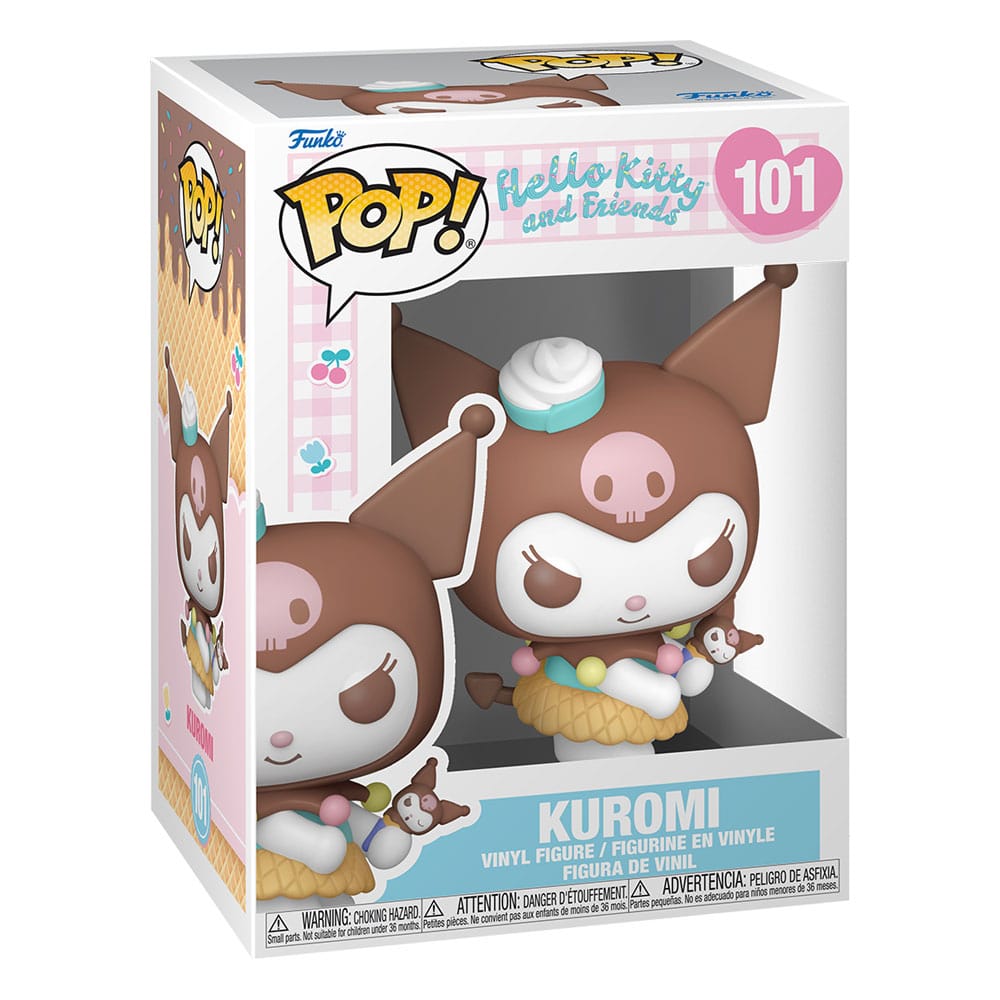 Sanrio Pop! Animation Vinylfigur Hello Kitty-Kuromi (IC) 9 cm