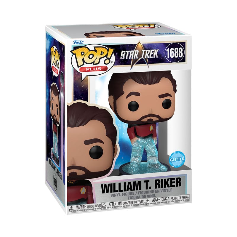 Star Trek Taşıyıcı Pop! Artı filmler vinil figür riker 9 cm