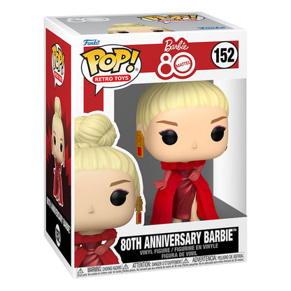 Mattel 80th Anniversary Pop! Retro Toys Vinyl Figuur Barbie 9 cm