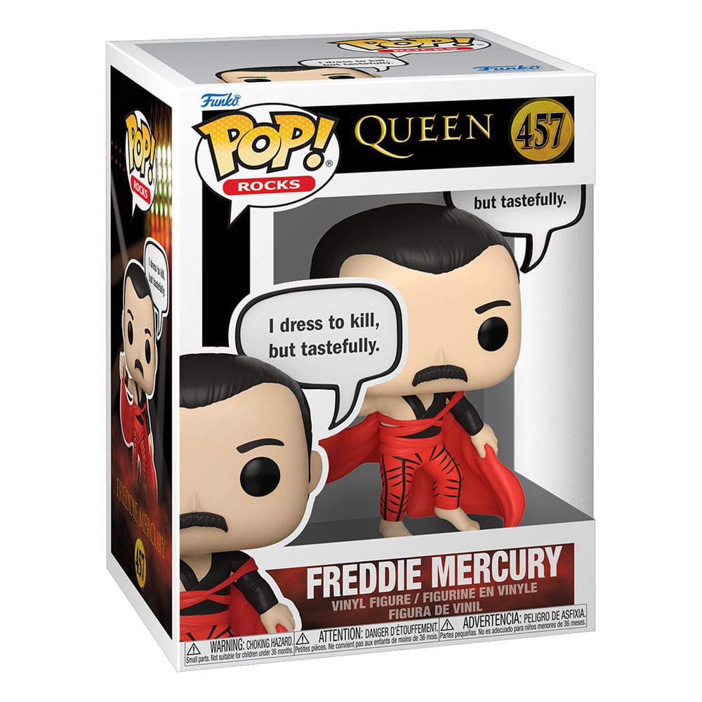 Queen Pop! Rocks Vinyl Figur Freddie Mercury (I Kress to Kill) 9 cm