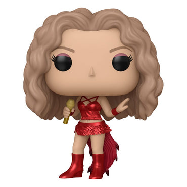 Shakira POP! Rocks Vinyl Figure Shakira(Super Bowl) (Metallic) 9 cm