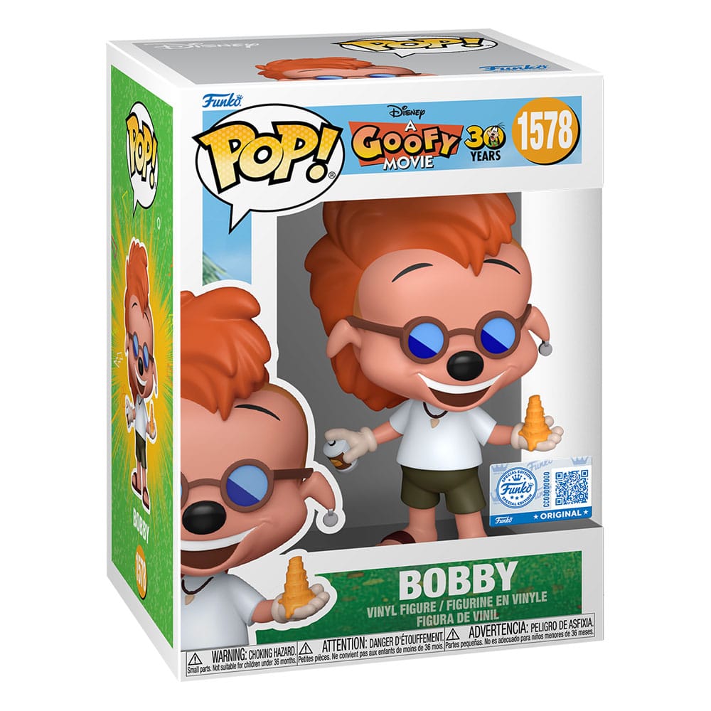 Bir aptal film pop! Disney Vinil Şekil Bobby Zimuruski 9 cm
