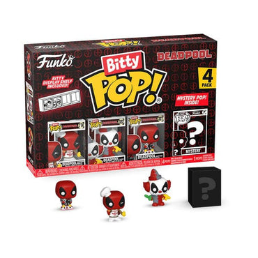 Deadpool bitty pop! Vinilo Figura 4 Pack BBQ Master 2,5 cm