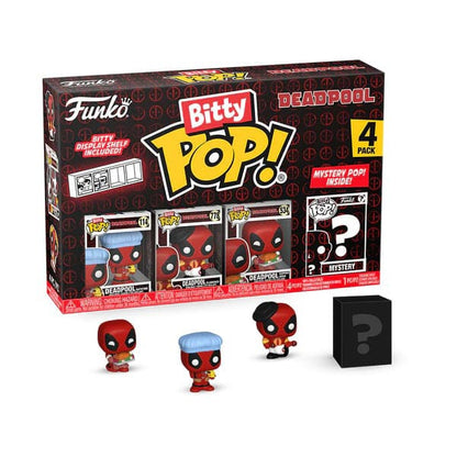 Deadpool Bitty Pop! Vinyl Figur 4-pack badetid 2,5 cm