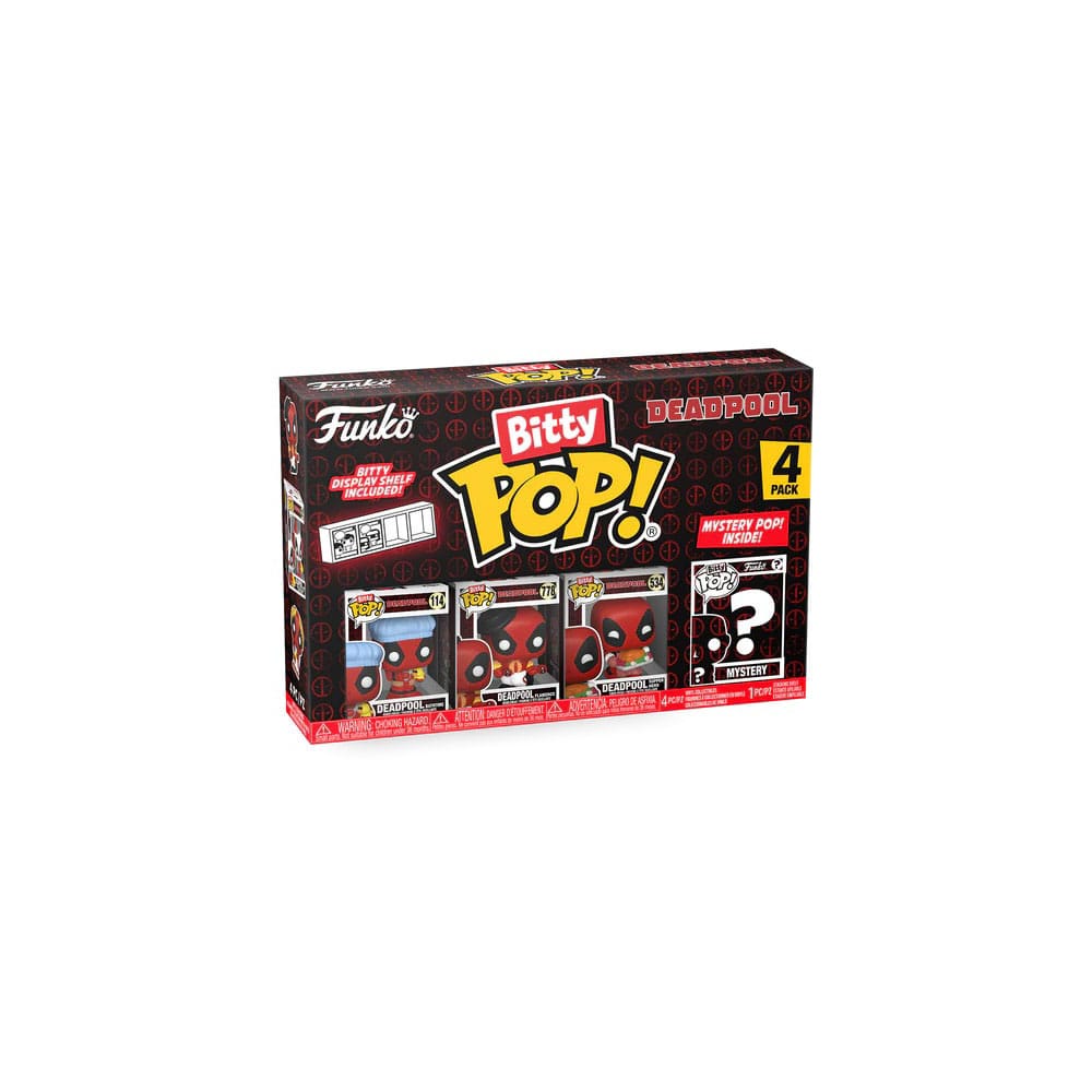 Deadpool Bitty Pop! Vinyl Figur 4-pack badetid 2,5 cm