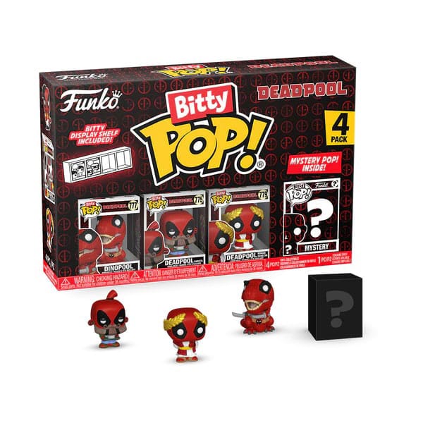 Deadpool Bitty Pop! Vinyl Figur 4-Pack Dinopool 2,5 cm