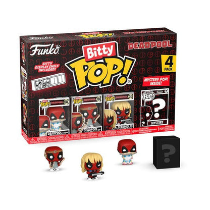 Deadpool Bitty Pop! Vinyl Figura da 4 pacchetti di pigiama 2,5 cm