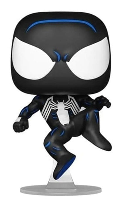 Spider-Man Pop! Marvel Vinylfigur schwarzer Anzug Spidey 9 cm