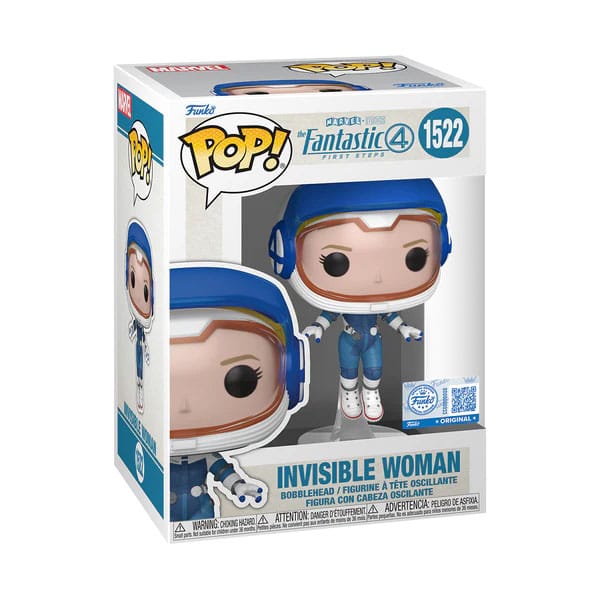 The Fantastic Four: First Steps POP! Vinylfigur Usynlig kvinne (astronaut) 9 cm