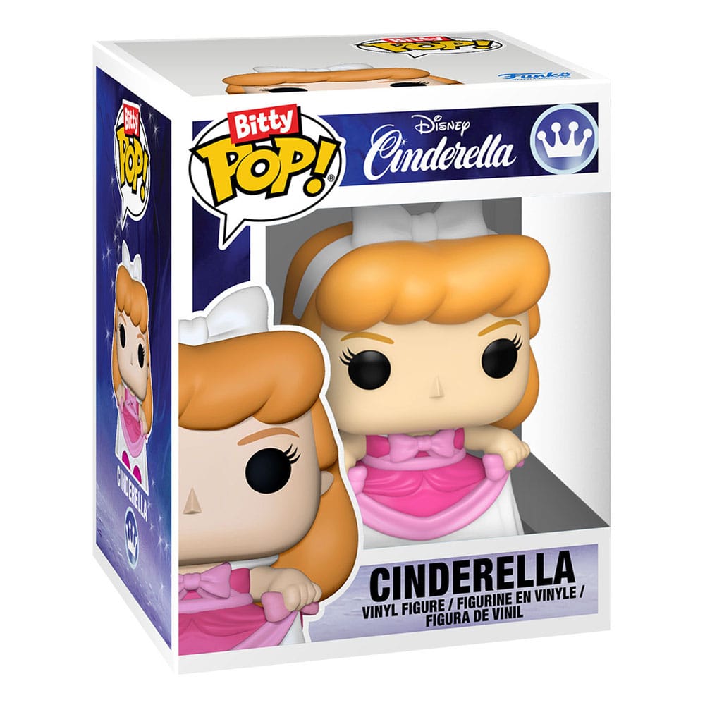 Disney Bitty Pop! Display con 2 figure in vinile Castello di Cenerentola