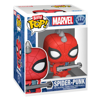 Marvel Bitty Pop! Mostrar con 2 figuras de vinilo Spider-Man Web