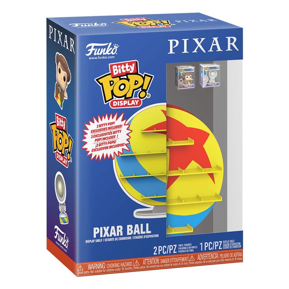 Pixar Bitty POP! Espositore con 2 figurine in vinile Pixar Ball