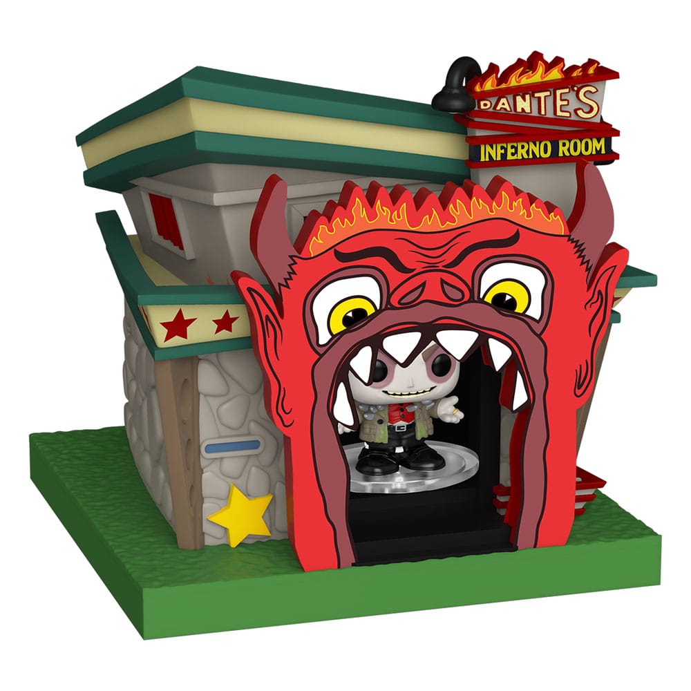 Beetlejuice Bitty POP! Towns Vinylfigur Beetlejuice und Dantes Inferno Room