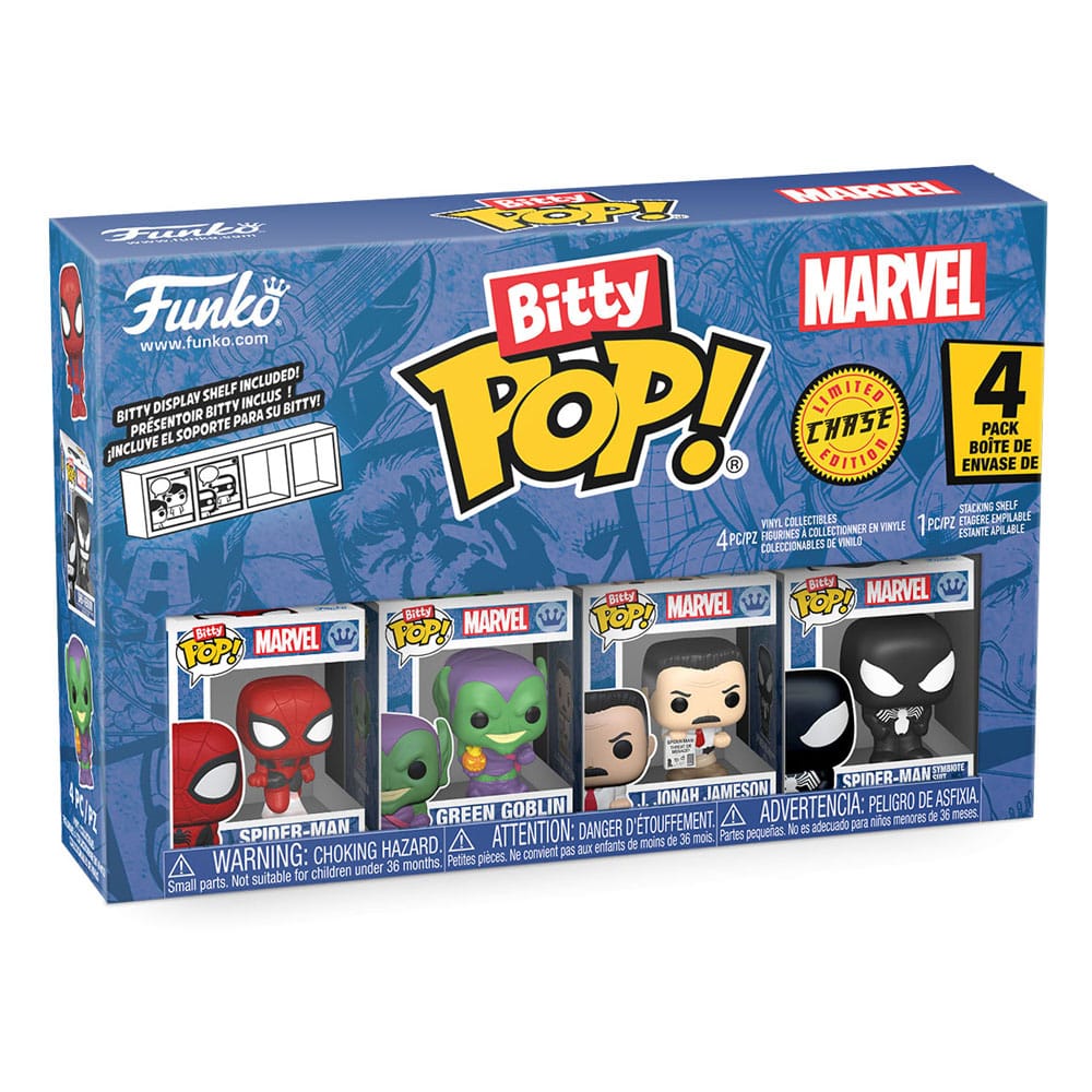 Spider-Man Bitty Pop! Vinyl Figur 4-Pack-serie 1 2 cm