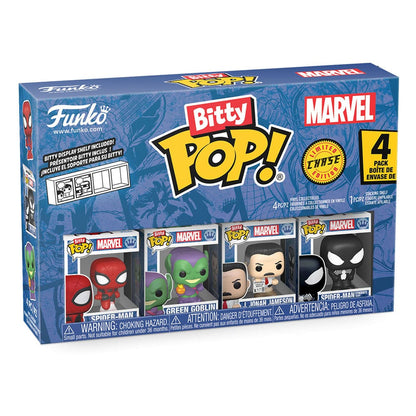 Spider-Man Bitty Pop! Vinyl Figur 4-Pack-serie 1 2 cm