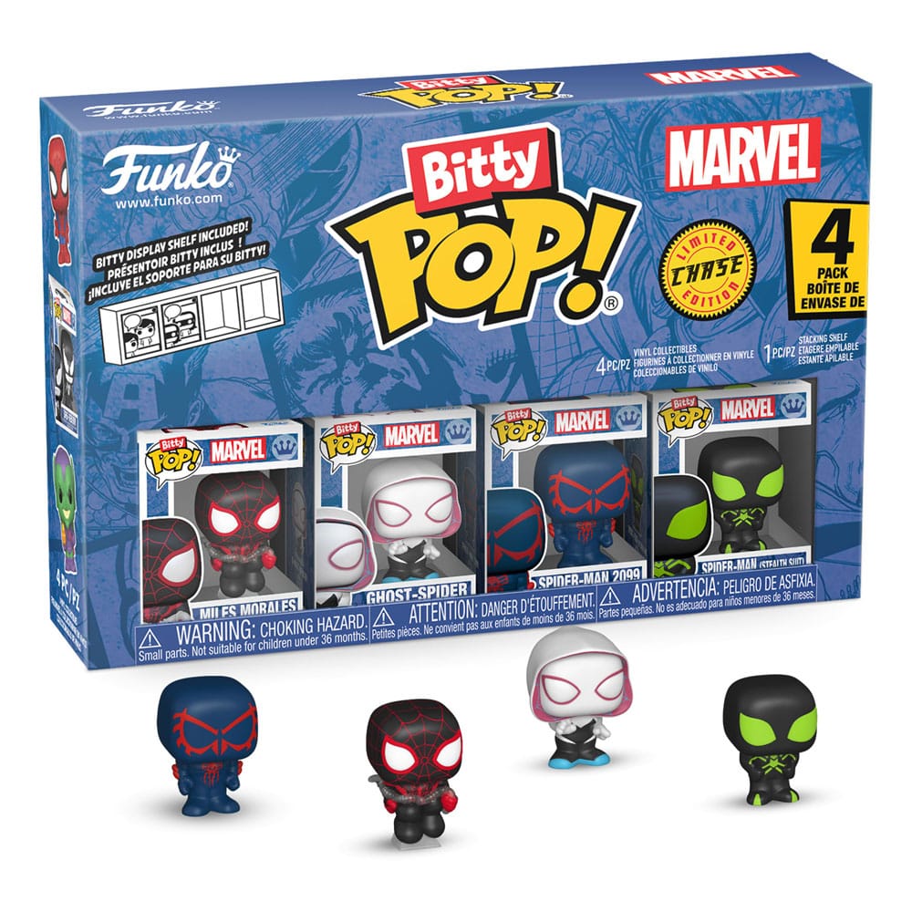 Spider-Man Bitty Pop! Vinyl Figur 4-Pack Series 2 2 cm