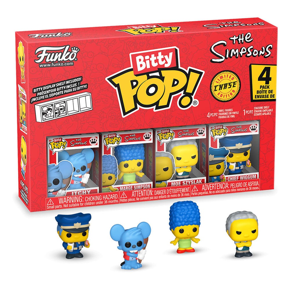 Simpsons Bitty Pop! Vinyl Figur 4-Pack Series 2 2 cm