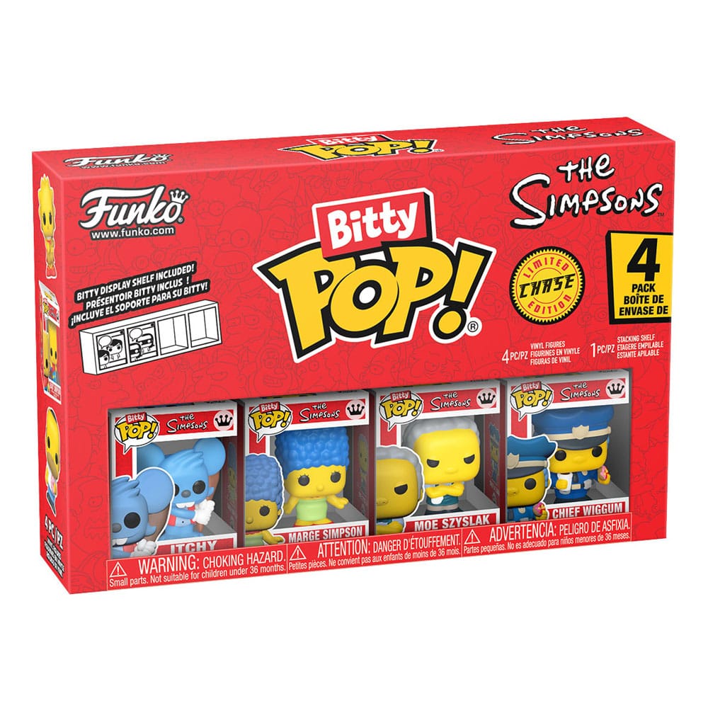 Simpsons Bitty Pop! Vinyl Figur 4-Pack Series 2 2 cm